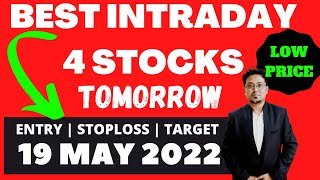 Best Intraday Stocks Low Price -  Intraday Trading Stocks For Tomorrow  19 May 2022