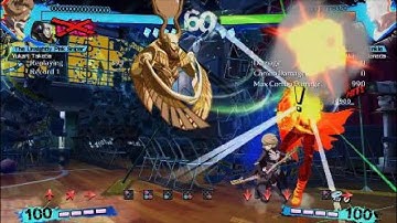 P4U2 Yukari unblockable safejump resets w/akihiko Proof of concept Persona 4 Ultimax