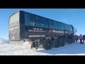 Super Glacier Monster Bus At Langjokull Glacier.