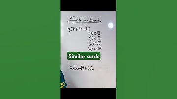 how to add similar surds explained. #mathshorts #maths #surds #vedicmaths