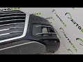 Бампер передний в сборе (PN:4M0807065FGRU) Q7 4M 16-25 синий C5M, под дистроники, парктроники, с кам