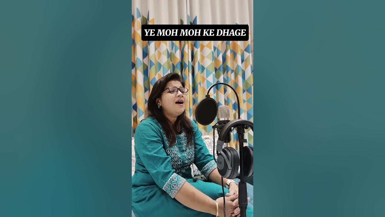 Moh Moh Ke Dhaage Karaoke With Lyrics Female Yeh Moh moh ke dhaage ( female ) #coversong #shorts #lyrics #