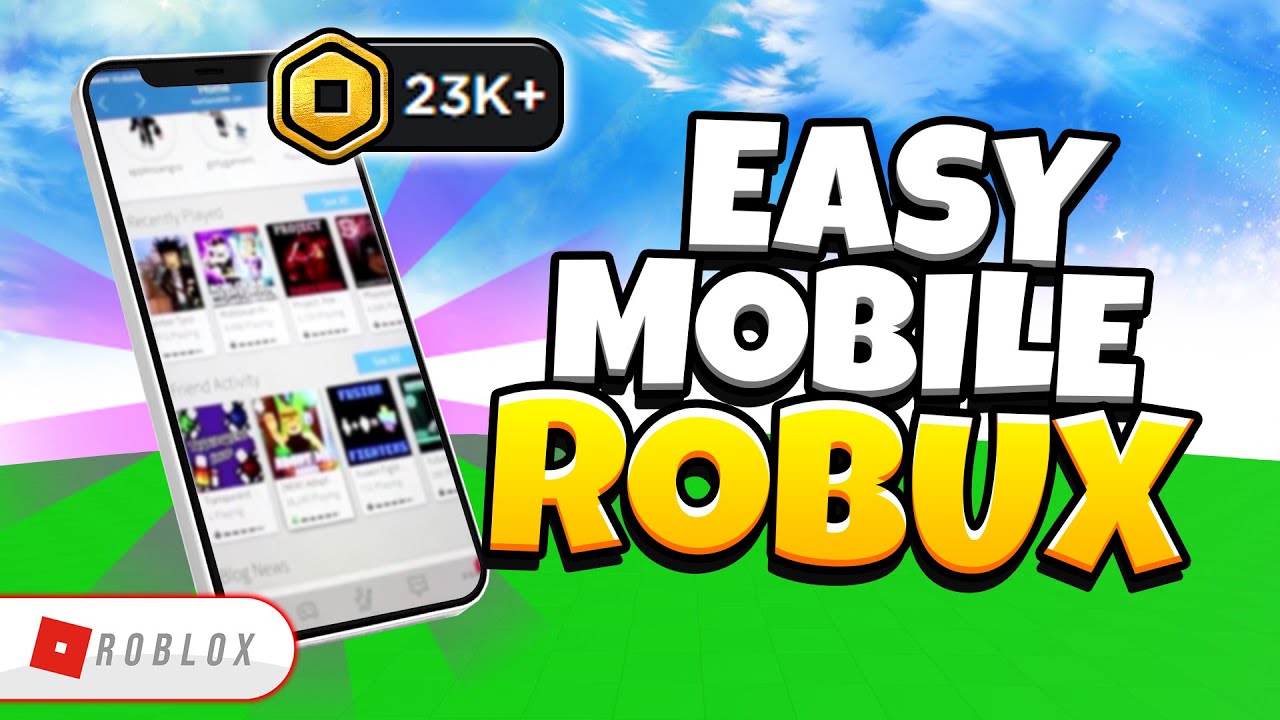 How To Make Thousands Of Robux From Your Phone!