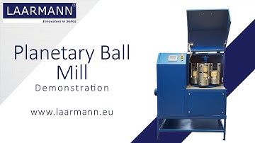 Planetary Ball Mill - Demonstration