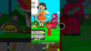 Sprunki Squid Game 2 Challenge Remember The Colors Of The Platforms To Survive