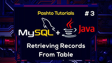 83. Java JDBC - Retrieving Record from MySql Table - Pashto