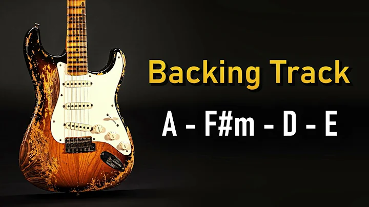 Rock Pop BACKING TRACK A Major | 110 BPM | Guitar Backing Track