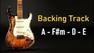 Rock Pop BACKING TRACK A Major | 110 BPM | Guitar Backing Track