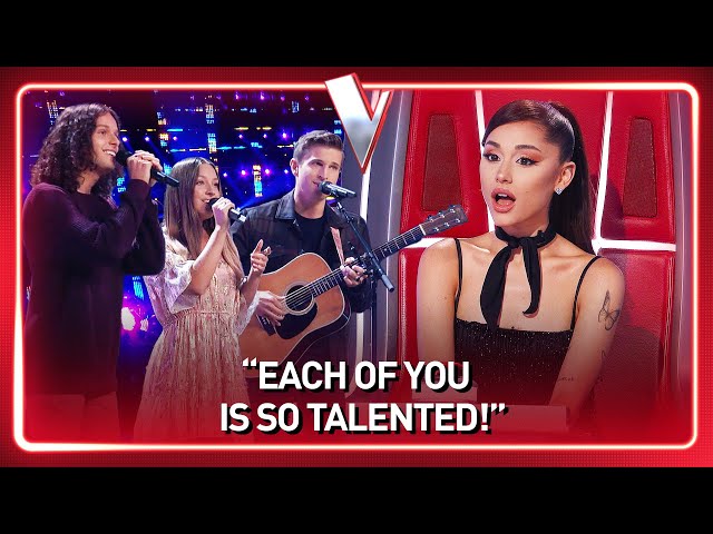 Sibling TRIO's heavenly harmonies WIN The Voice USA 🇺🇸 | Journey #218 class=
