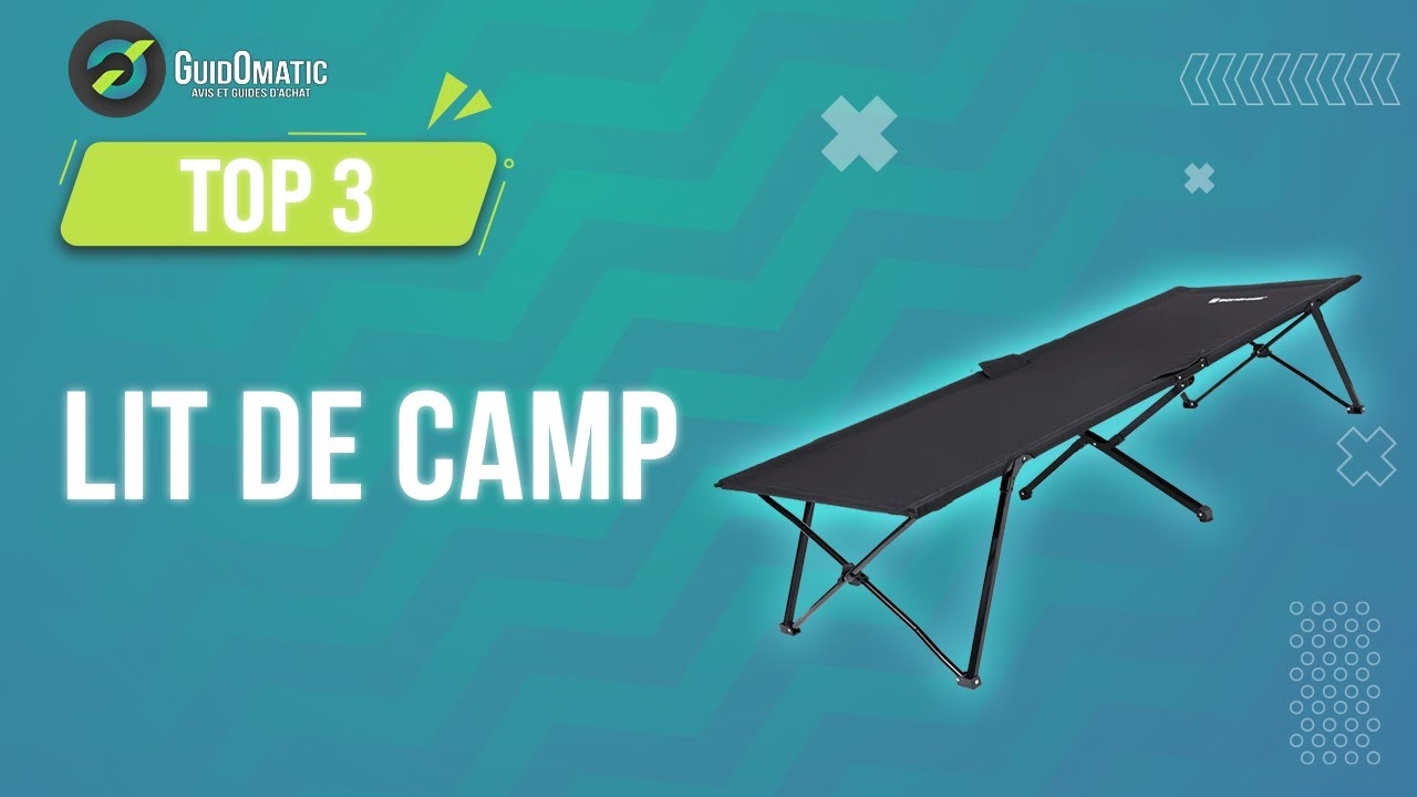 ALPHA CAMP Lits de camp pour adultes - Lit de camping pliable