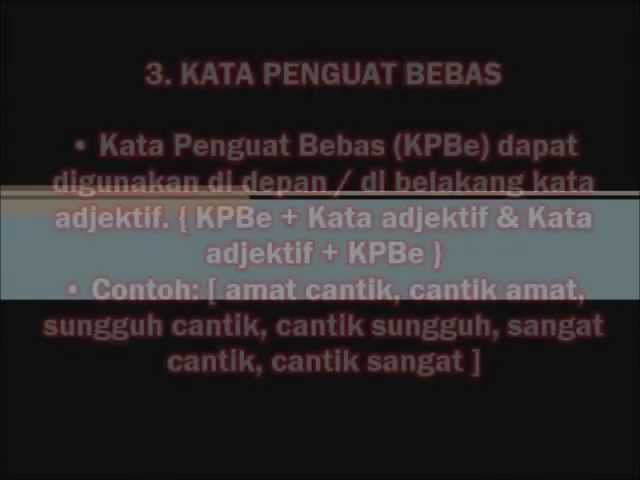 Kata penguat bebas