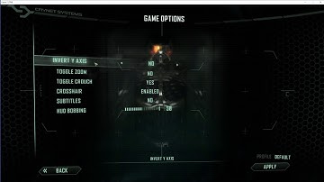 How To Disable Toggle Crouch In Crysis 2