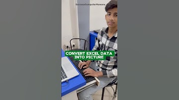 Convert Excel Data into Picture || #excelformula  #shorts #excel #viralvideo #ytshorts