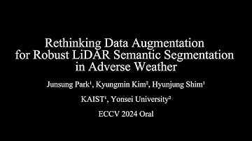 Demo of "Rethinking Data Augmentation for Robust LiDAR Semantic Segmentation in Adverse Weather"