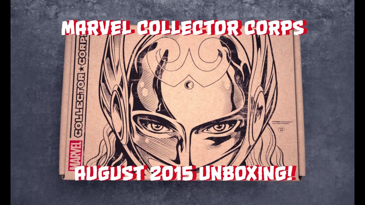 Marvel Collector Corps August 2015 Unboxing YouTube