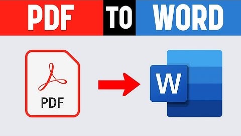 Hoe PDF naar Word-document converteren
