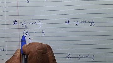 Class 7 - Exercise 9.1 - Q 6 | Which of the following pairs represent the same rational number