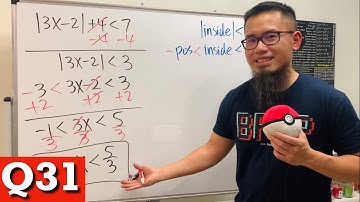 Solving an absolute value inequality (the less than case)