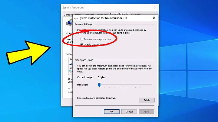 Fix enable System Protection Windows 10 / 11 / 8 / 7 | How To turn on system protection greyed out