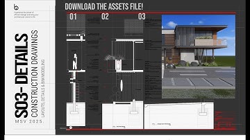 S03-Construction Drawings -Part Wall Section & Details ArchiCAD