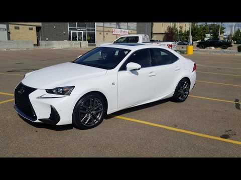 2019 Lexus IS 300 F Sport Walk around video and review of Features
