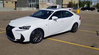 2019 Lexus IS 300 F Sport Walk around video and review of Features