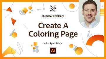 Create A Coloring Page | Illustrator Illustration Challenge