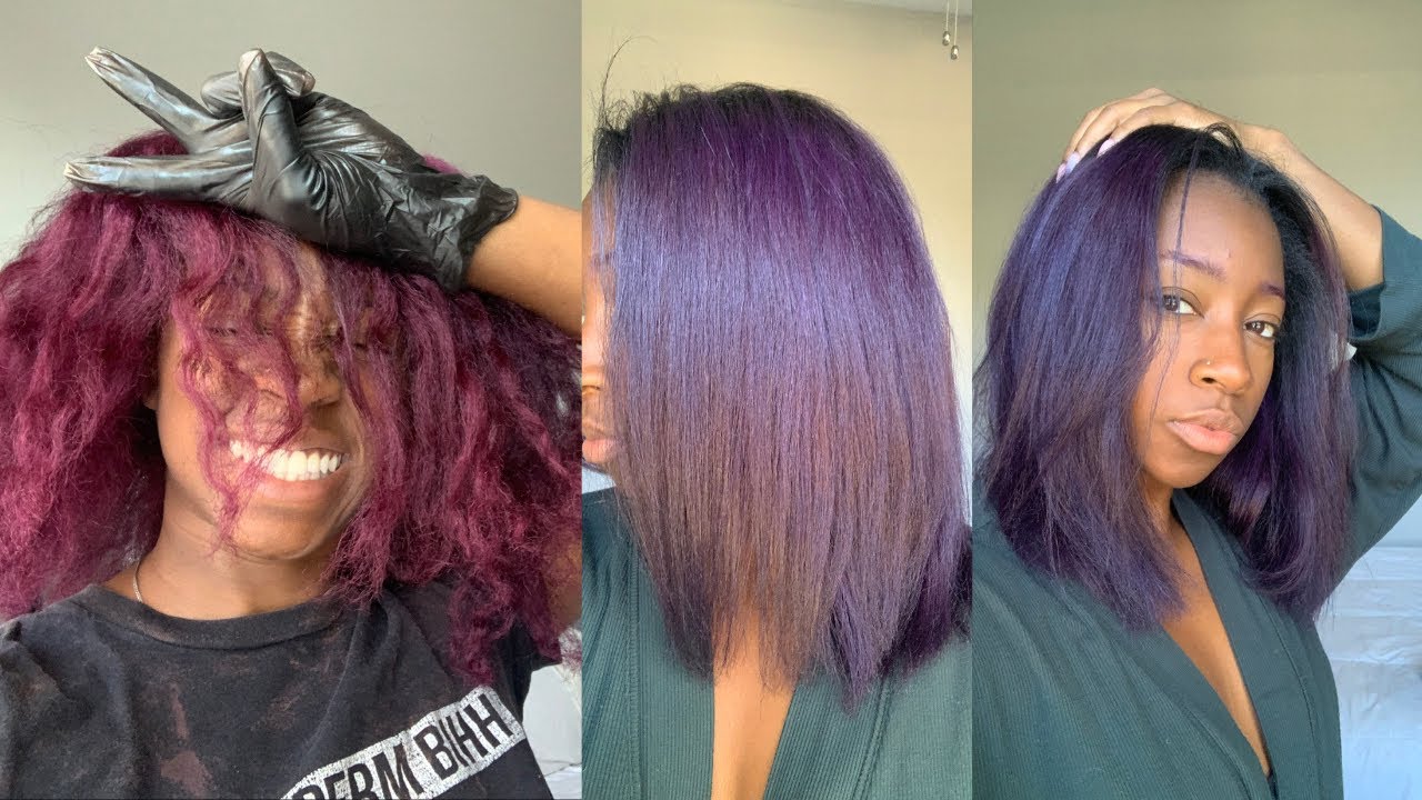 Hair Transformation | Purple to Blue | KISS Tintation Semi-Permanent Hair  Color - thptnganamst.edu.vn