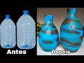 Incrível! Vasos com Galão gastando pouco decoração reciclagem artesanato