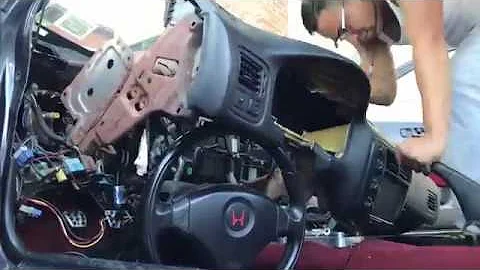 How to remove dash on Honda Civic EK