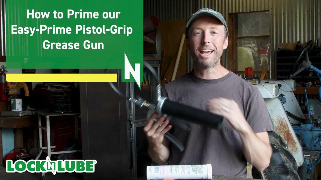 The LockNLube Easy Prime Grease Guns European engineered, our