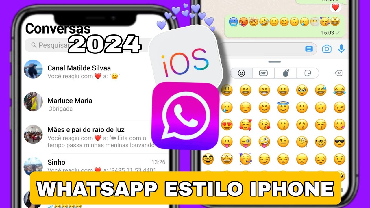 SAIU FOUAD IOS 9.95 ATUALIZADO WHATSAPP ESTILO IPHONE IOS 17 NO ANDROID ...