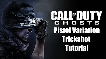 CoD GHOST - Trickshot Tutorial (MW2 Pistol Variation)