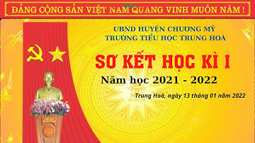 Trường tiểu học Trung Hòa - Sơ kết học kì 1