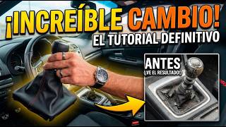 ¡Cambia la FUNDA de tu PALANCA en 5 MINUTOS! (Fácil y Barato) Cambio De Funda De Palanca De Cambio Hummer H3