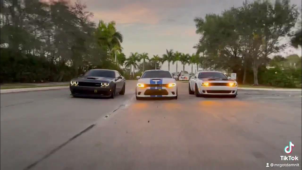 We going crazy with the hellcats making them talk 2 hellcat challenges