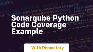 sonarqube python code coverage example