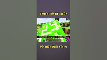 Con Creeper Đột Biến Bất Ổn Trong Minecraft 🤣 #shorts