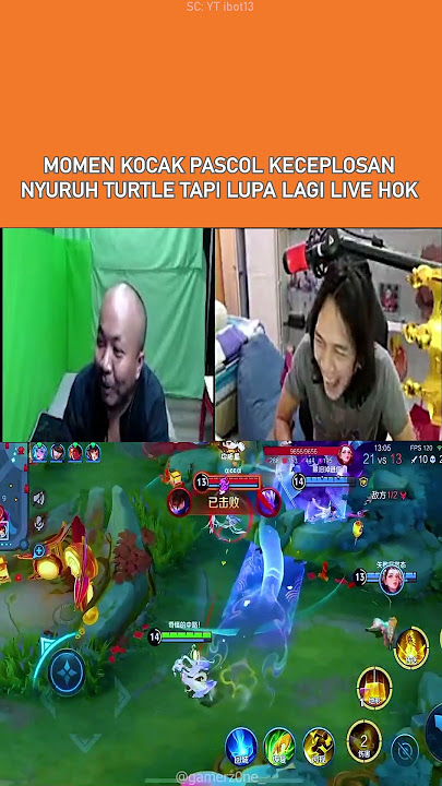 Lupa lagi live HOK nyuruh turtle, langsung diganti jadi agus tartel 😁 #ibot13 #pascol #nagahitam