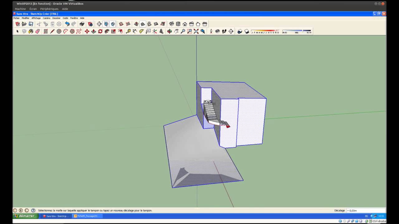 Tuto Video Sketchup Tamponner Une Surface Youtube