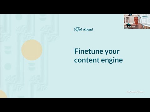 Finetune Your Content Engine #HearsaySummit2022
