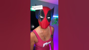 Can I see out of this 3D printed Deadpool / Wolverine mask? STL from do3d #3dprinting #deadpool