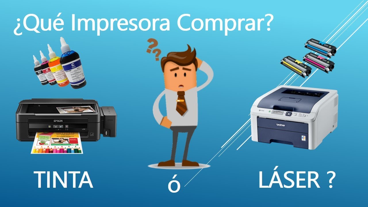 ¿Qué Impresora Comprar? láser o tinta