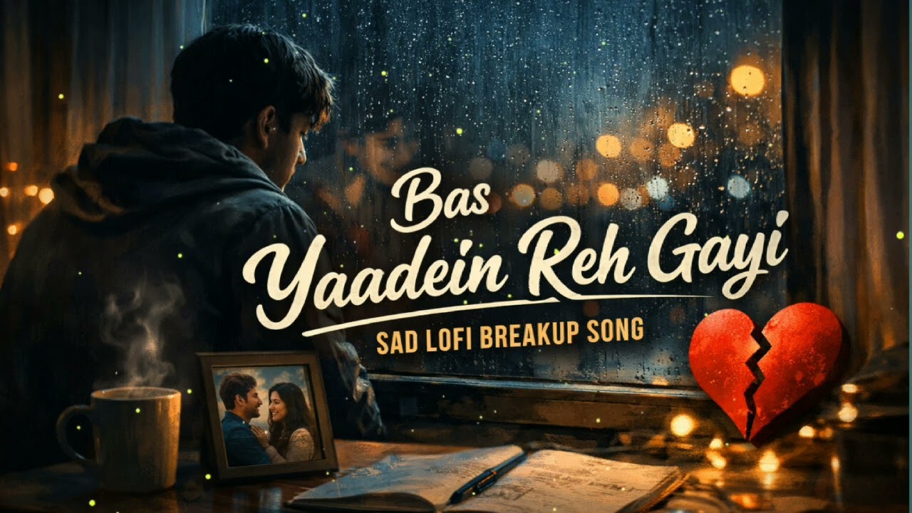 Bas Yaadein Reh Gayi💔  SAD LOFI BREAKUP SONG