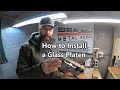 How to install a glass platen for your 2x72 grinder