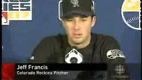 LHP Jeff Francis becomes first Canadian to start f...