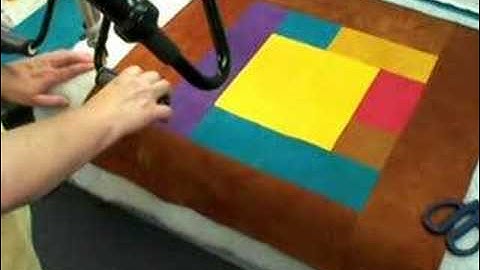 Basting a quilt on a longarm