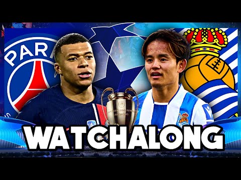 PSG 2-1 Real Sociedad • UEFA Champions League [LIVE WATCH ALONG]