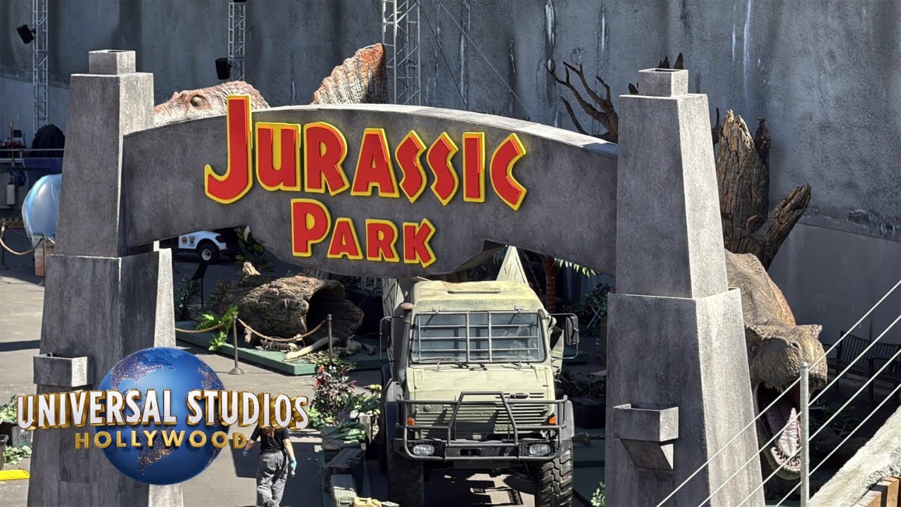 Universal Studios Hollywood Updates - Jurassic Park Is Coming! 