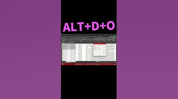 Top 3 Unique shortcuts in excel #viralvideo #exceltech #viral #computer #excelworld #youtubeshorts